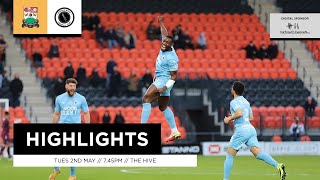 HIGHLIGHTS  Barnet v Boreham Wood  2nd May 2023 [upl. by Eibrik]