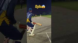 Spin Bowling Magic✨️  How to Bowl Spin cricket shots shorts video [upl. by Annatsirhc]