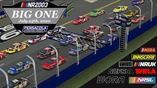 2020 NR2003 Big One Main Event  Pensacola [upl. by Aliekahs]