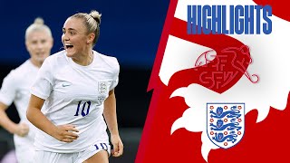 Switzerland 04 England  Lionesses Run Rampant In Final Match Before Euro 2022  Highlights [upl. by Parnell]