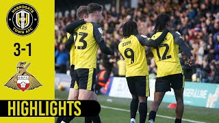 Harrogate Town vs Doncaster highlights [upl. by Nueovas]