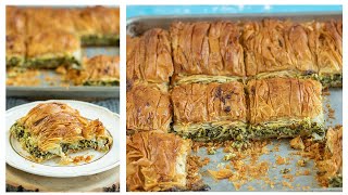 The Best Greek Spanakopita Updated Video [upl. by Rasure39]