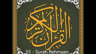 55  Surah Rehmaan  Qari Asad Attari AlMadani [upl. by Airres]