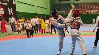 Dhrubajit SharmaBlue ChestCadet164cm3rd All Assam Interschool Tkd Championship on 4112024 [upl. by Ayaj934]