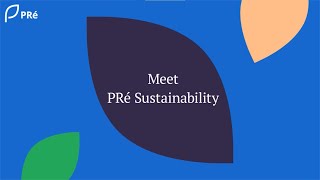 Meet PRé Sustainability the developer of SimaPro [upl. by Etireugram]