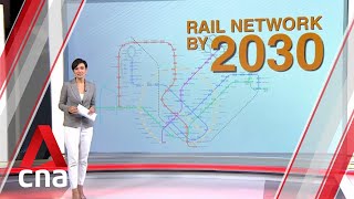 A look at some key milestones in Singapores rail network over the next ten years [upl. by Natehc]