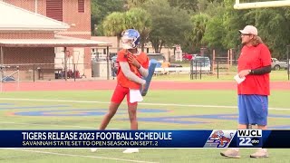 Savannah State releases 2023 schedule [upl. by Sivolc]