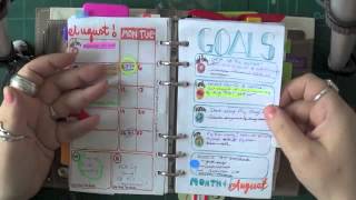 Studio Organisation  Filofax Personal Diary Set Up [upl. by Suirtimid]