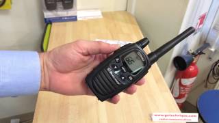 Talkie Walkie Midland G7 PRO PMR446 UHF Presentation Go Technique [upl. by Cullan]