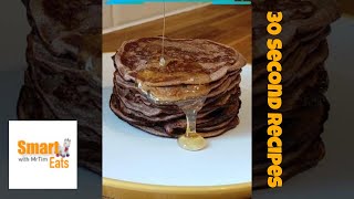 Keto Flourless Cinnamon Pancakes in 30 seconds [upl. by Thad]