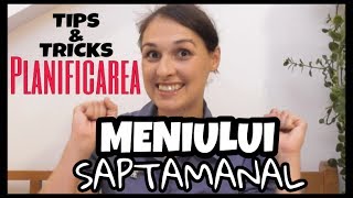 💰MENIUL SAPTAMANAL  Meal Planning tipsamptricks [upl. by Siravrat]