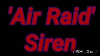 World War 2 Air Raid Siren And The All Clear Siren [upl. by Reger]