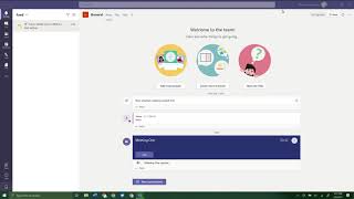 Microsoft Teams How to start a Meeting [upl. by Suivatal]