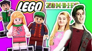 ADDISON 👩🏼ZED🧟‍♂️ELIZA 💁🏽‍♀️ ZOMBIES LEGO Disney ChannelJuguetes y Transformaciones Fantásticas [upl. by Irtak]