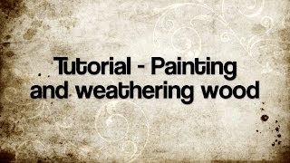 Tutorial  Weathering wood [upl. by Hteik325]