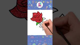 🌹🌹 Rose Drawing  Valentines Day Special shortsfeed valentinesday [upl. by Polad]