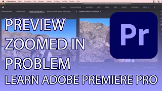 Preview Zoomed In Problem Does Not Match Source  Adobe Premiere Pro [upl. by Neeka238]