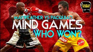 Mind Games Mayweather versus Pacquiao Film Study  Boxing Breakdown [upl. by Sosthenna35]