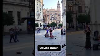 Flamenco Street Performance Seville Spain flamenco spain dance [upl. by Clayson]