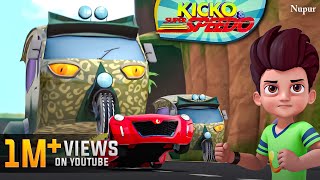 Super Speedo Vs Super Auto  Kicko And Super Speedo  हिंदी कार्टून  ActionPacked Cartoon For Kids [upl. by Nolitta]