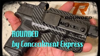 Tuckable IWB KYDEX Holster  ROUNDED by Concealment Express [upl. by Remmer691]