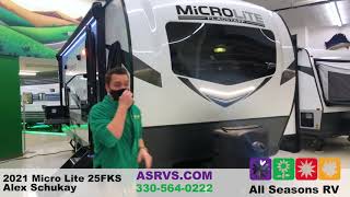 Micro Lite 25FKS Travel Trailer by Flagstaff RV [upl. by Sonahpets]