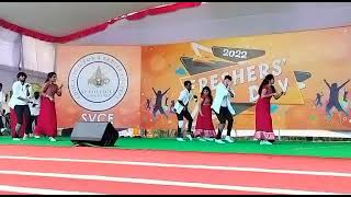 Gongura thota kada kapukasu song dance performance by SVCE Students MCA 2022 [upl. by Becca]