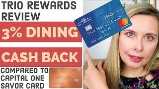 Fifth Third Credit Card  Trio Credit Card Review vs Capital One Savor Card [upl. by Jarvis]