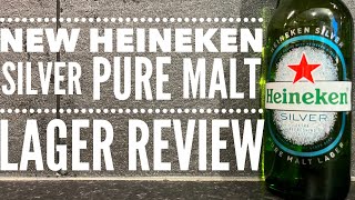 Heineken Silver Pure Malt Lager Review  Worlds First Metaverse Beer [upl. by Yeta]