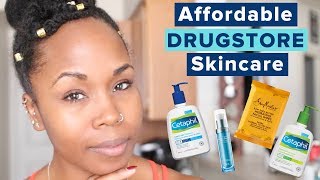 Drugstore Skincare Routine  Affordable Options for Oily Dry amp Combination Skin  Cleansers amp More [upl. by Addis]