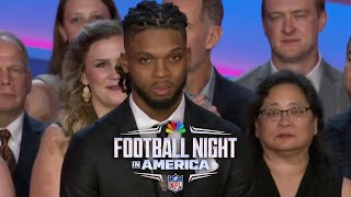 Damar Hamlin faces his fears by knowing his purpose in speech at NFL Honors  NFL on NBC [upl. by Meier250]