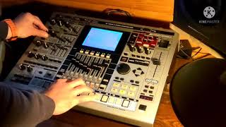 Roland MC 909 Groovebox Live recording Signal Initiated [upl. by Eissed]