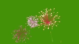 Fireworks green screen  green screen video [upl. by Minoru981]