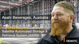 Asahi DC achieves 250 productivity boost with Dematic Automated Storage and Retrieval System ASRS [upl. by Willner]