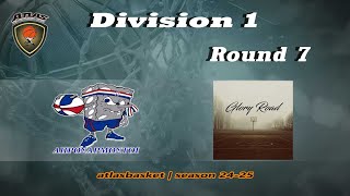 Atlasbasket  Div 1Round 7  ΑΠΡΟΣΑΡΜΟΣΤΟΙ vs GLORY ROAD [upl. by Dikmen]