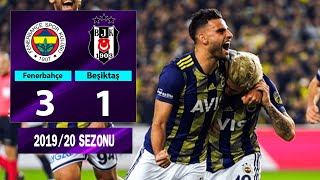 ÖZET Fenerbahçe 31 Beşiktaş  16 Hafta  201920 [upl. by Leisam104]