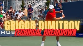 Grigor Dimitrov’s OneHanded Backhand The Most Elegant Shot in Tennis [upl. by Ardnat780]