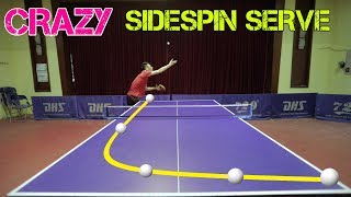 Learning CRAZY Sidespin Serve  MLFM Table Tennis Tutorial [upl. by Goldberg]