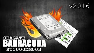 Desktop HDD ST1000DM003 Seagate Barracuda Benchmark 2016 [upl. by Broucek897]