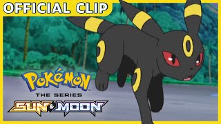 Gladion and Umbreon  Pokémon the Series Sun amp Moon  Official Clip [upl. by Adimra]