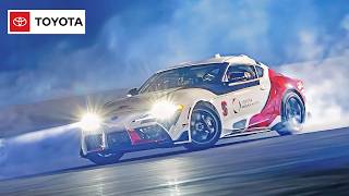 World’s First Fully Autonomous Tandem Drift Toyota Supra [upl. by Liu]