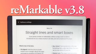 Whats New in reMarkable v38 [upl. by Corwun]