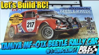 Lets Build RC The Tamiya MF01X Beetle Rally Car 1  Unboxing [upl. by Myriam478]