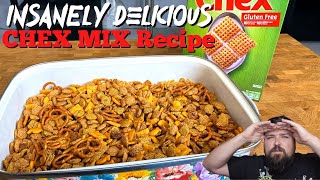 My Favorite Chex Mix Recipe ever The most flavorful and delicious MUST TRY [upl. by Rhpotsirhc]