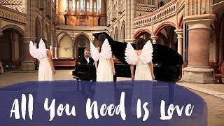 Hochzeitslieder  Engelsgleich Chor  Kirche  All you need is love Cover 7 [upl. by Annaer]