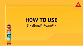 Fixing insulation boards with SikaBond® FoamFix [upl. by Amsed]