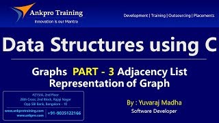 Data Structures using C Part 29  Adjacency List Representation of Graph in c programming [upl. by Nosahc]