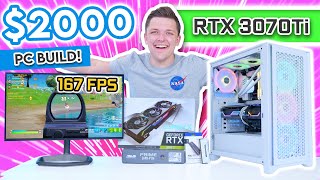 Stunning 2000 Gaming PC Build 2022 🔥 RTX 3070Ti amp i7 12700K  Full Build Guide w Benchmarks [upl. by Darill759]