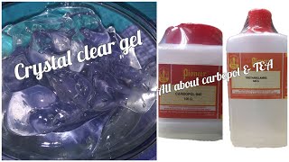 All about carbopol amp TEA and crystal clear gel making [upl. by Winna873]