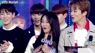 Mark Nct amp Mina Gugudan  Moment friendship part1💖 [upl. by Abott944]